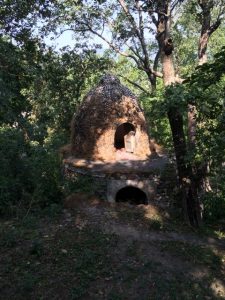 Meditation huts