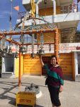 Ringing bell at temple