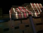 Lights of neighbouring houses