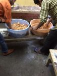 Amazing vendor making fresh parantha