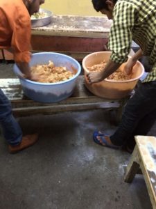 Amazing vendor making fresh parantha