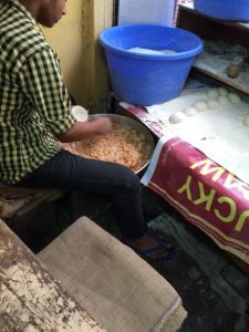 Making Parantha