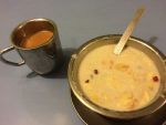 Porridge and tea