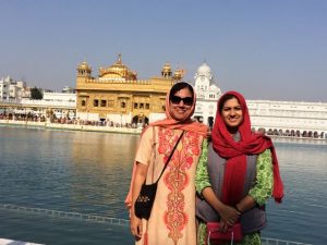 Ankita and I at Golden Temple