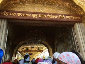 Inside the temple