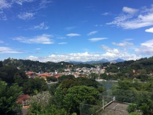 View from the temple