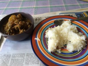 My uncle's best in the world lamb curry