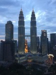 Petronas Towers in Kuala Lumpur, Malaysia