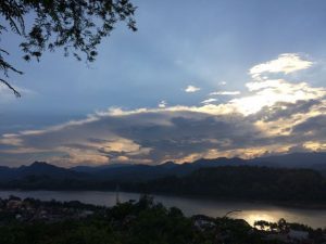 View from the sunset at the temple