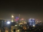 Night view from bar of Hanoi