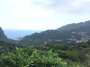 View of Chinese burial sites