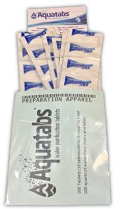 Aquatabs Water Purification Tablets 100/pack