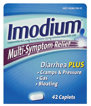 Imodium Multi-Symptom Relief Caplets, 42 Count